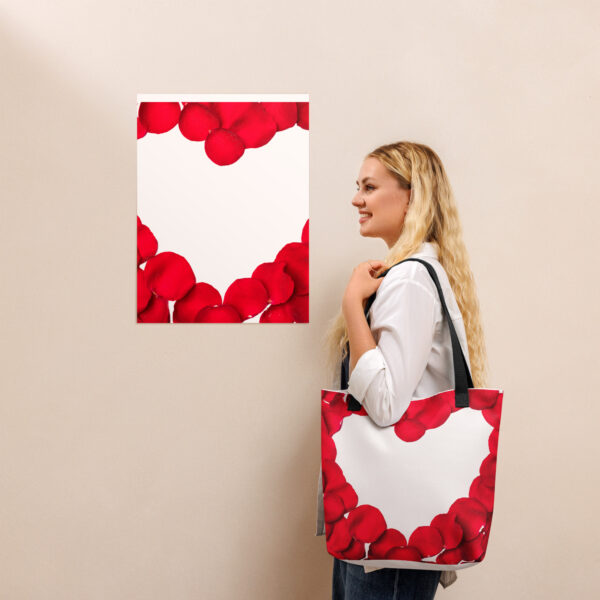 Tote bag with heart
