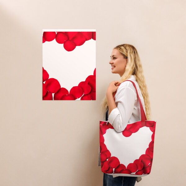 Tote bag with heart - Image 2