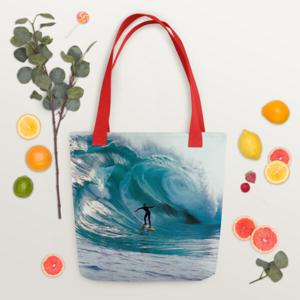 Tote bag with surfboard - Image 4