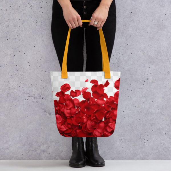 Tote bag with roses - Image 3