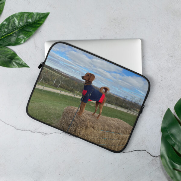 Jaxy the Dog Laptop Sleeve – Cute & Protective Case for Pet Lovers - Image 2