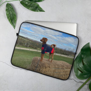Jaxy the Dog Laptop Sleeve – Cute & Protective Case for Pet Lovers